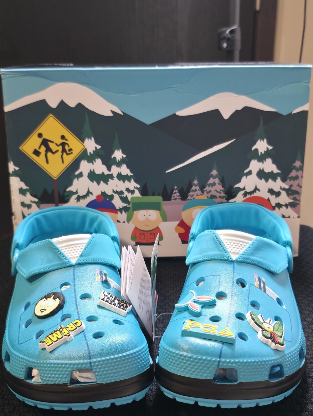 CROCS Men’s Turquoise Blue South Park Graphic Clog